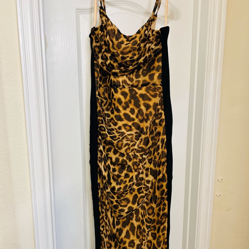 Sexy leopard dress